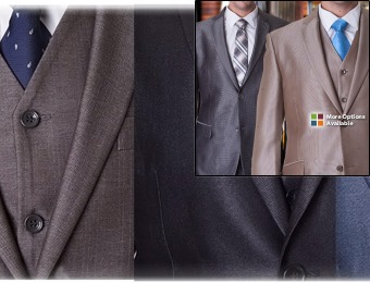 $339 off Abini 3-Piece Slim Fit Suit for Men, 4 Styles