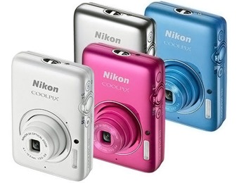 $100 off Nikon Coolpix S02 13.2-MP Digital Cameras, 4 Colors