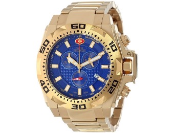 $795 off Swiss Precimax Men's Quantum Pro Blue Dial Gold Watch