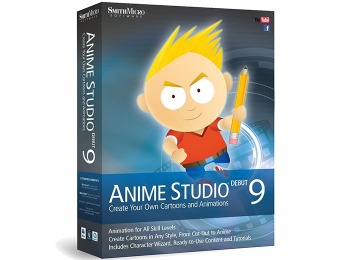 80% off SmithMicro Anime Studio Debut 9 Software