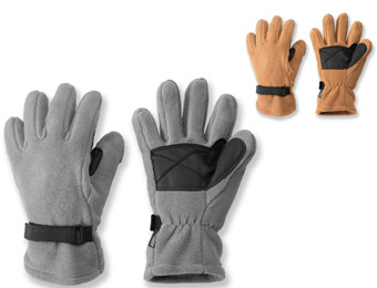72% Off Men's Gordini Polar Fleece Gloves, 2 Colors, S,M,L,XL