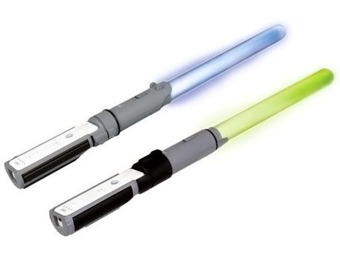 54% off Star Wars Wii Anakin & Yoda Light-Up Replica Lightsabers