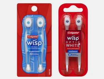 $53 off 96-Pack Colgate Wisp Portable Mini-Toothbrushes