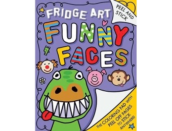 60% off Fridge Art: Funny Faces - Peel & Stick Coloring Pages