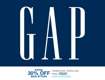 Extra 30% off Sale Styles at the Gap.com