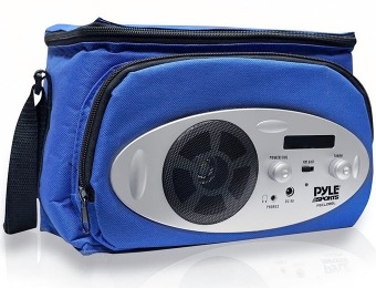67% off Pyle PSCL28BL Cooler Bag with Built in AM/FM Radio