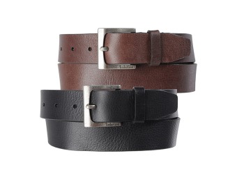 70% off Timberland Leather Men's Belt in Black or Brown, Sizes 32-42
