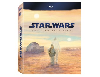 50% off Star Wars: The Complete Saga (Episodes I-VI) Blu-ray