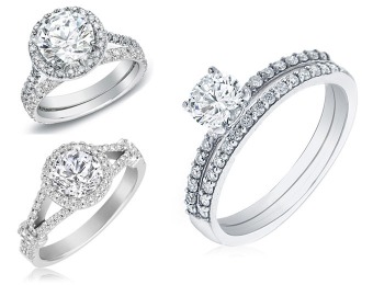 Up to 88% off Bridal Diamond Rings at 1Sale, 11 Styles