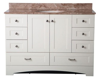 51% off St. Paul 48" Manchester Vanity with Stone Effects Top