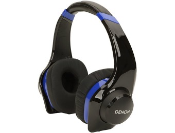 77% off Denon AH-D320BU Urban Raver On-Ear Headphones - Blue