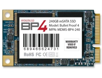$150 off MyDigitalSSD 256GB (240GB) Bullet Proof 4 mSATA SSD