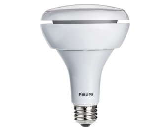 $17 off 2-Pack Philips BR30 Dimmable LED Flood Light