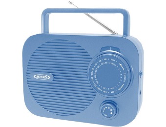 45% off Jensen MR-550-BL Portable AM/FM Radio, Blue