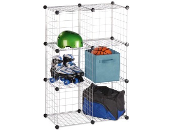 $16 off Honey Can Do SHF-01794 6 Storage Stacking Wire Cube Set