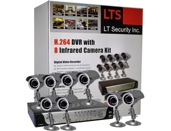 $338 off LTS 8-Camera H.264 Realtime DVR Security System