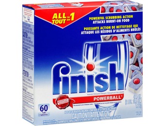52% off Finish Powerball Tabs Dishwasher Detergent, 60 Count