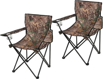 Deal: Realtree Xtra Folding Arm Chair 2-Pack