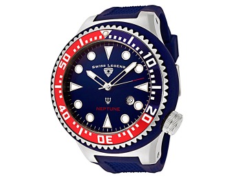 87% off Swiss Legend Neptune Swiss Men's Watch 21818D-03-BLR