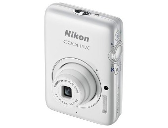 56% off Nikon Coolpix S02 13.2MP Digital Camera - White
