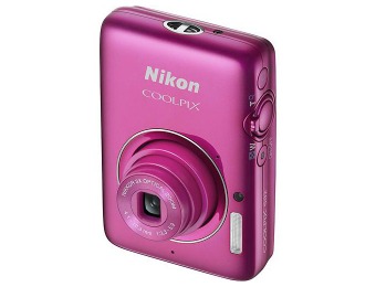 56% off Nikon Coolpix S02 13.2MP Digital Camera - Pink