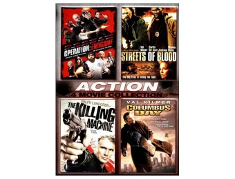 33% off Action 4 Disc DVD Collection