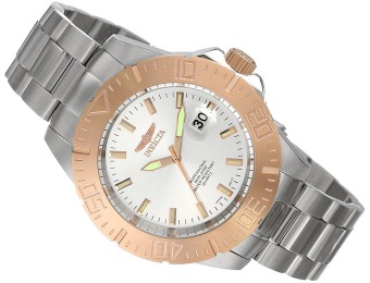 $555 off Invicta Men's Pro Diver 18k Rose Gold Ion Plating Watch