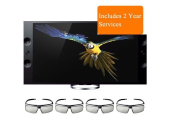 46% off Sony XBR-65X900A 65" 4K LED 3D UHDTV with 4 3D Glasses