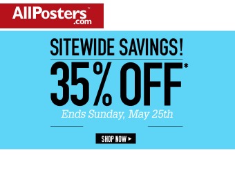 Save an Extra 35% off Everything at Allposters.com