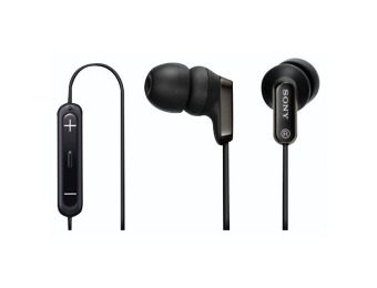 68% off Sony MDREX38iP/BLK EX Earbud with iPod Remote Control