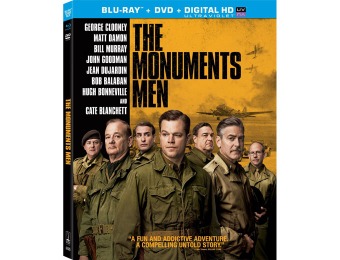 85% off The Monuments Men (Blu-ray + DVD + Digital HD)