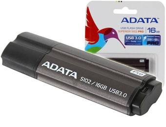 66% off ADATA S102 16GB USB 3.0 Flash Drive w/ code EMCXTXR25