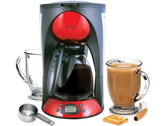 55% off Chef Pepin 12-Cup Coffeemaker with 2 Glass Mugs