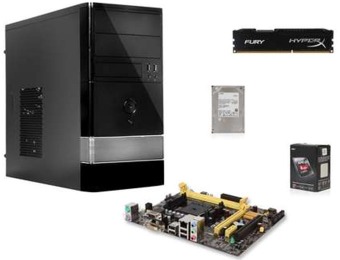 $61 off AMD A8-6600K Richland 3.9GHz Barebones PC Combo Kit