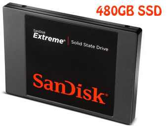 $369 Off SanDisk Extreme 480GB 2.5" SATA III Solid State Drive