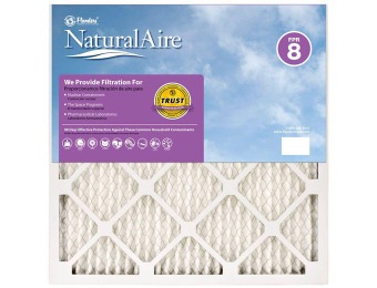 $65 off NaturalAire 16"x20"x1" Best FPR 8 Air Filter (Case of 12)