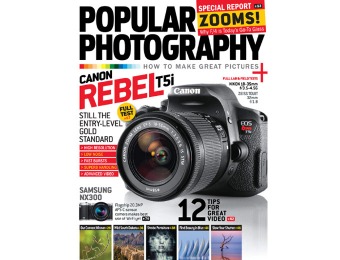 91% off Popular Photography Magazine Subscription, $4.99 / 12 Issues