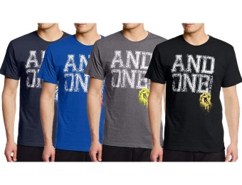 66% off AND 1 100% Cotton Graphic Tee, 4 Colors