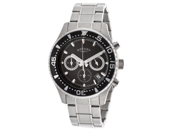 90% off Rotary Men's Chronograph Stainless Steel Watch, GB00014-04
