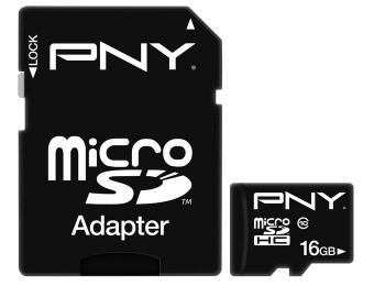 65% off PNY High Performance 16GB microSDHC Memory Card