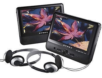 $50 off Dynex DX-D9PDVD 9" Dual Screens Portable DVD Player