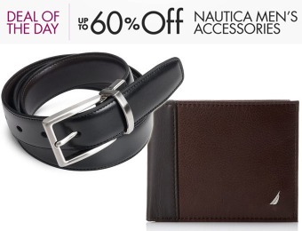 Up to 60% off Nautica Wallets and Belts, 19 Items