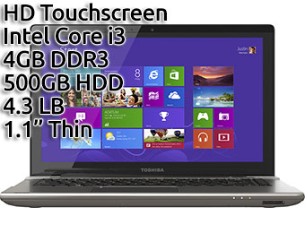 Extra $100 off Toshiba Satellite 14" Touch-Screen Laptop