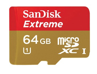 $149 off SanDisk Extreme 64GB microSDXC Class 10 Memory Card