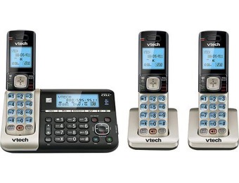 40% off VTech DS6751-3 DECT 6.0 Expandable Cordless Phone System