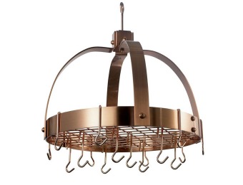 67% off Old Dutch 20 in. Dome Satin Copper Pot Rack with Grid