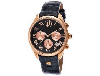 84% off Project D PDS008-C-10 Ladies Chronograph Leather Watch