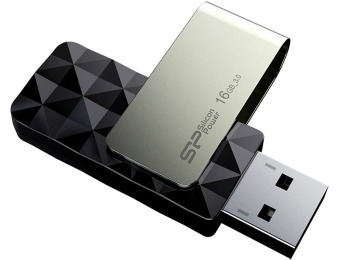 $20 off Silicon Power 16GB Blaze B30 USB 3.0 Swivel Flash Drive