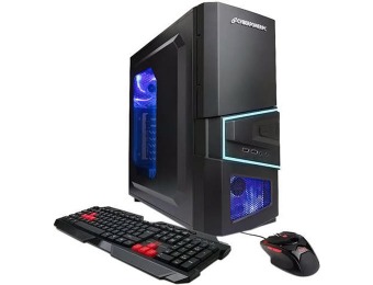 $100 off CyberpowerPC EQ 100 Desktop PC (AMD/4GB/500GB)