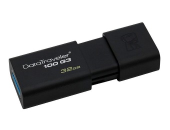 69% off Kingston 32GB DataTraveler 100 G3 3.0 Flash Drive